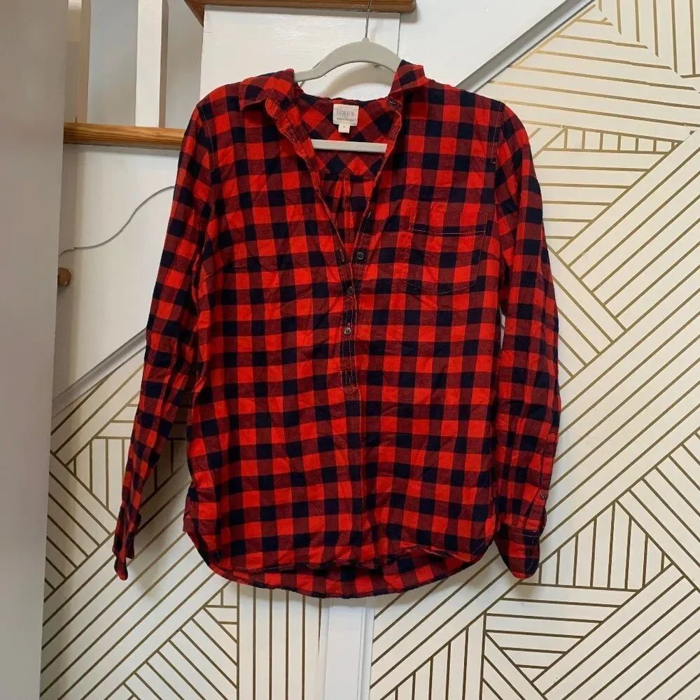 J.Crew Button Down Flannel - Picture 4 of 4